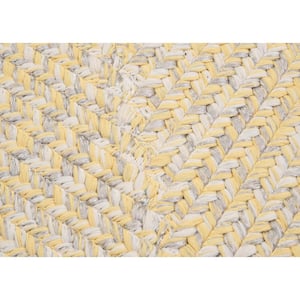 Marilyn Tweed Sunflower 2 ft. x 3 ft. Rectangle Braided Area Rug
