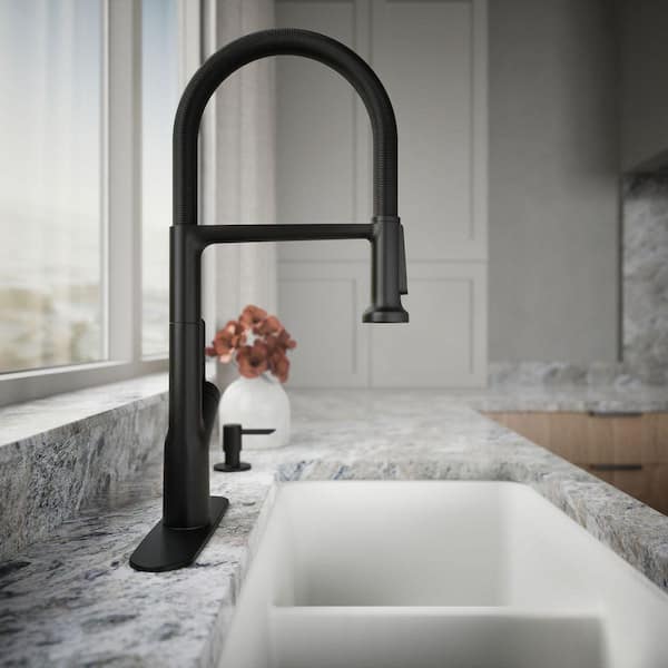 KOHLER Setra Single-Handle Semi-Professional Kitchen Sink