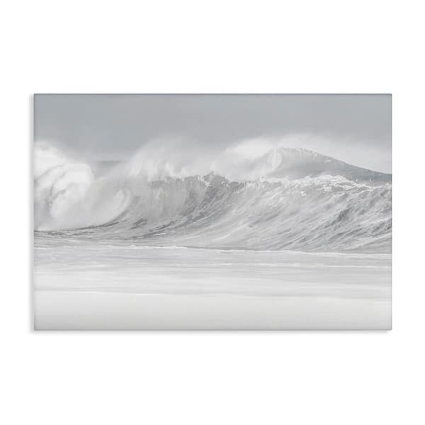 Stupell Industries Cresting Beach Wave by Maggie Olsen Unframed Nature Graphic Art Print 20 in. x 30 in.