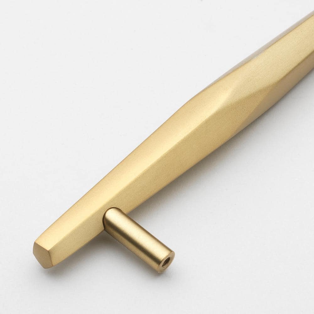 7-Inch Satin Gold Brushed Modern Industrial Bar Pull