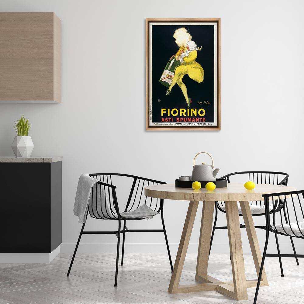 Vintage Fiorno Wine by Marcus Jules Brown Floater Frame Food Graphic Art Print 31 in. x 21 in. price history on PriceWatchPro