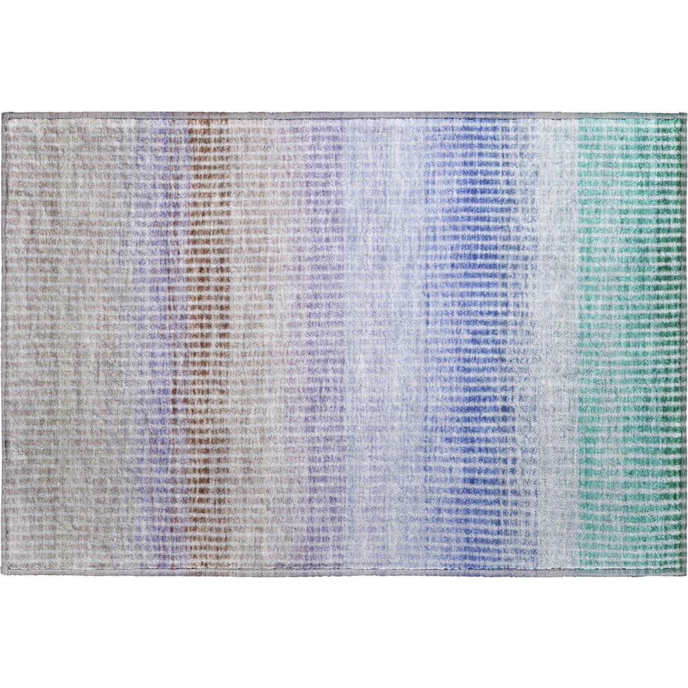 Mayfield Premium Machine Washable Abstract AMF2313 Green 2 ft. x 3 ft. Accent Rug price history on PriceWatchPro