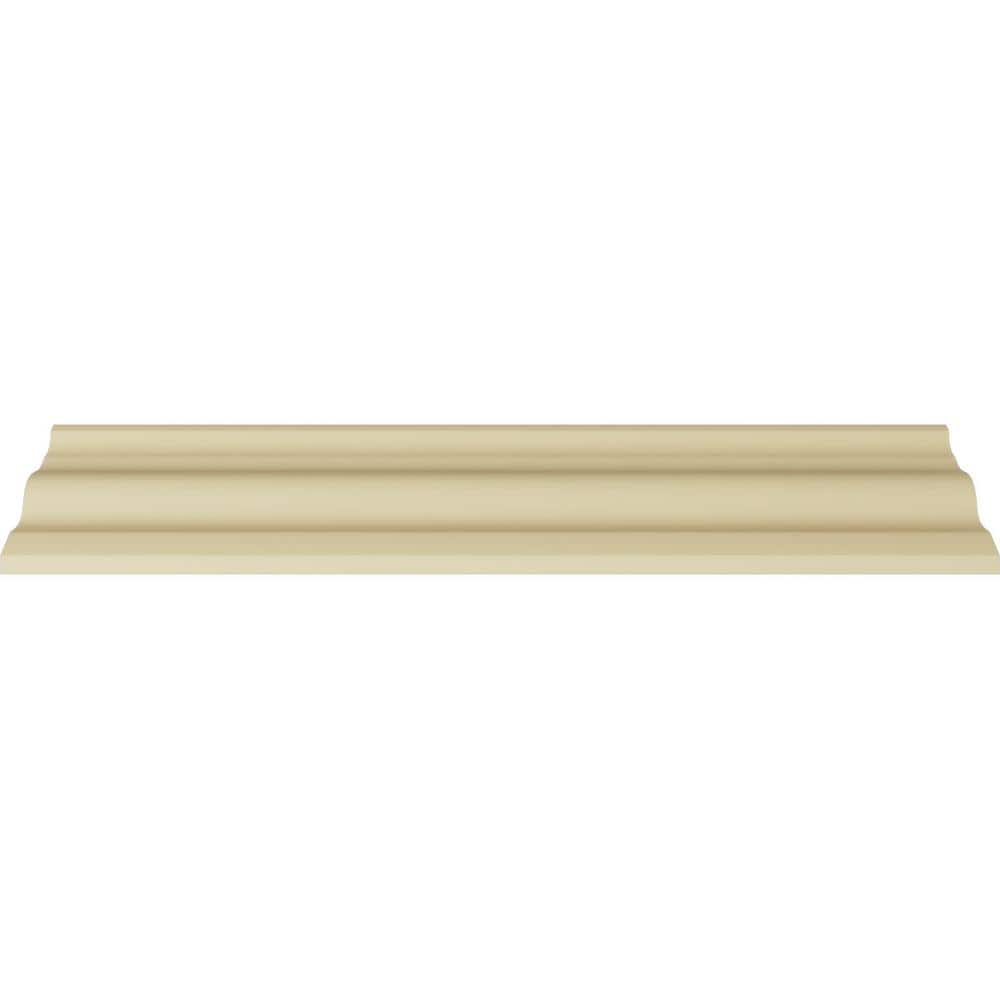 Versailles Smooth White Polyurethane Crown Moulding