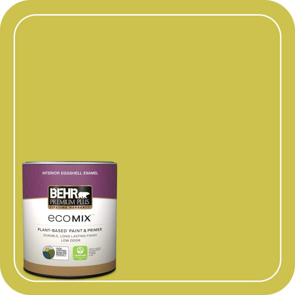 1 qt. #P340-5A Cilantro Lime Eggshell Enamel EcoMix Plant-Based Interior Paint & Primer price history on PriceWatchPro