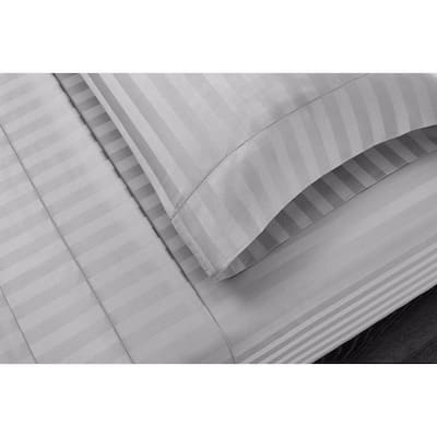 500 Thread Count Egyptian Cotton Solid Sateen 6-Piece Sheet Set