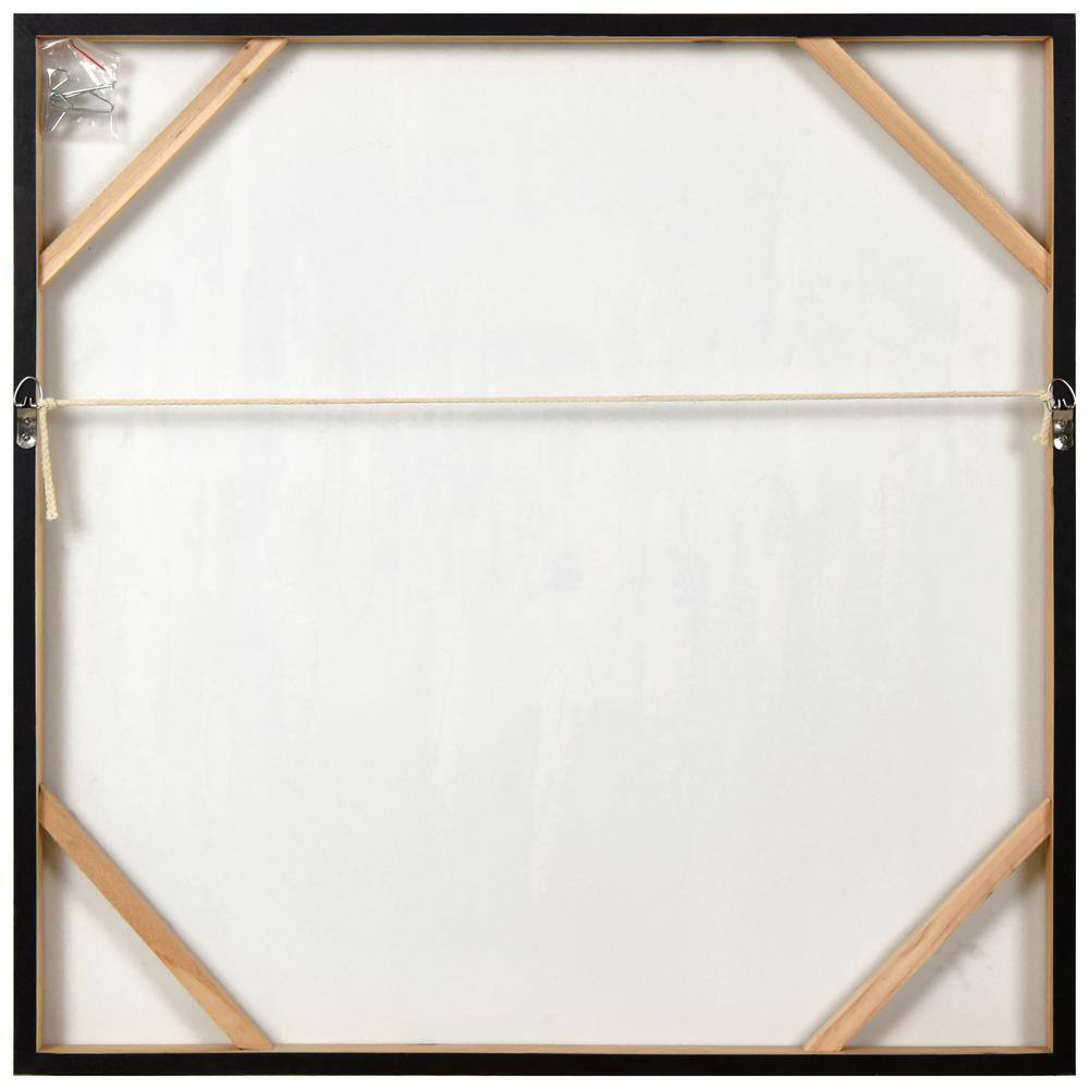 Silver Echoes Textured Hand Painted Frameless Canvas Wall Art