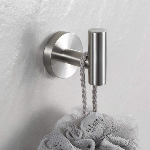 Dracelo Wall Mounted Vacuum Suction Cup Bathroom Robe Hook Towel