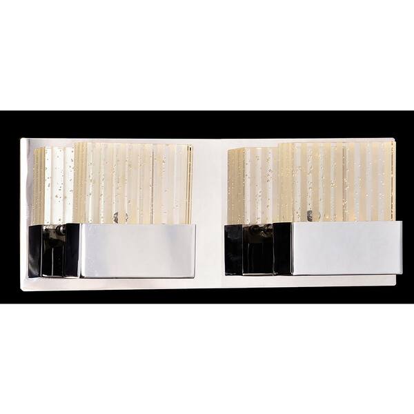 Filament Design 2-Light Chrome Bath Light