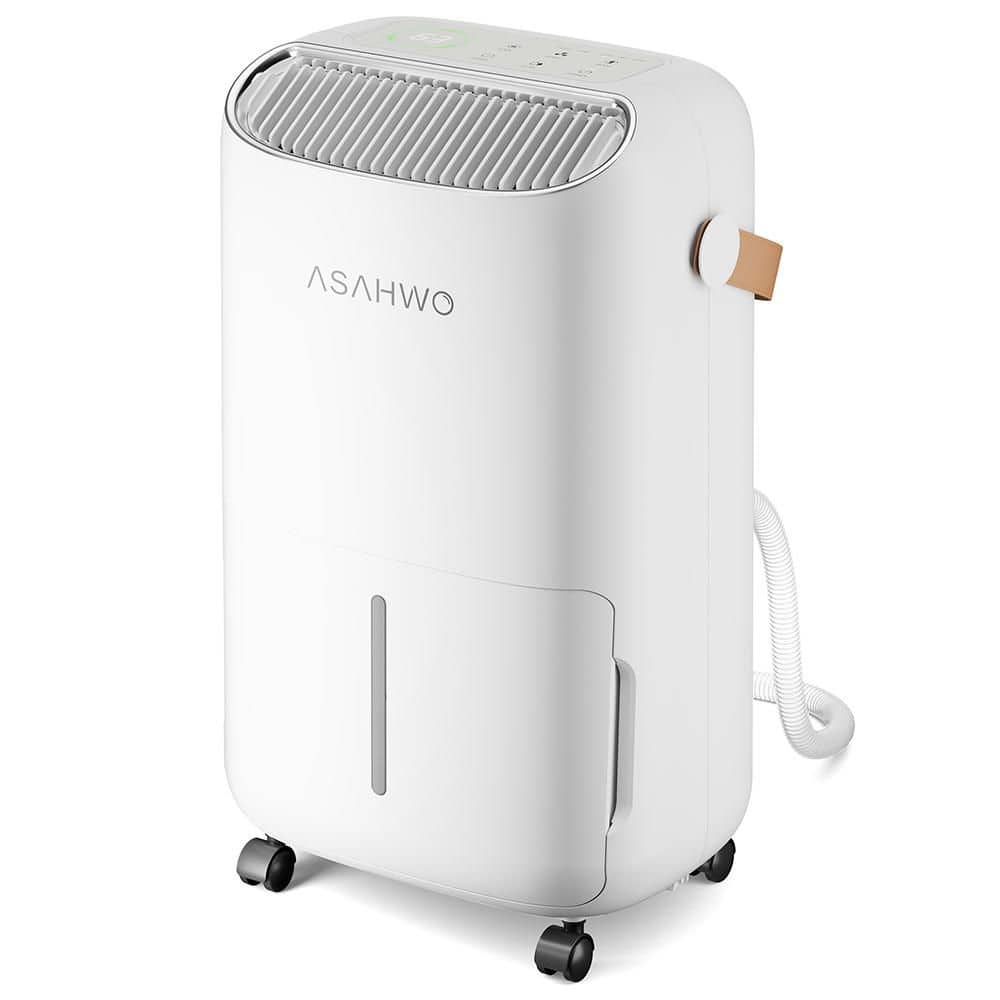 45 pt. 4,500 sq. ft. Dehumidifier for Basement in White, with Drain Hose, Bucket, Strong CONT Run, Cloth Dry, 24-Timer price history on PriceWatchPro
