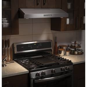 Profile 30 in. Over the Range Convertible Range Hood with LED Light in Stainless Steel