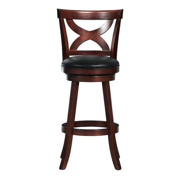 HomeSullivan 29 in. Detailed Back Swivel Counter Stool-DISCONTINUED