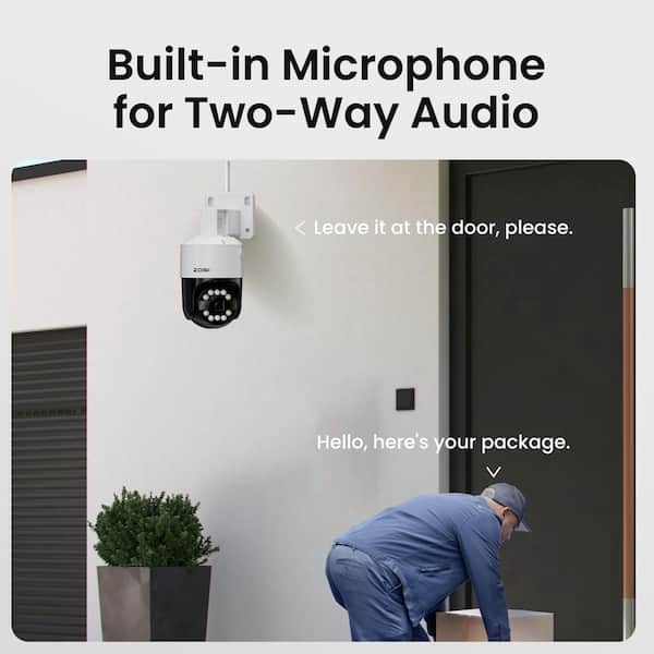 ZOSI 4K 8-Channel 2TB POE NVR Security Camera System with 8-Wired