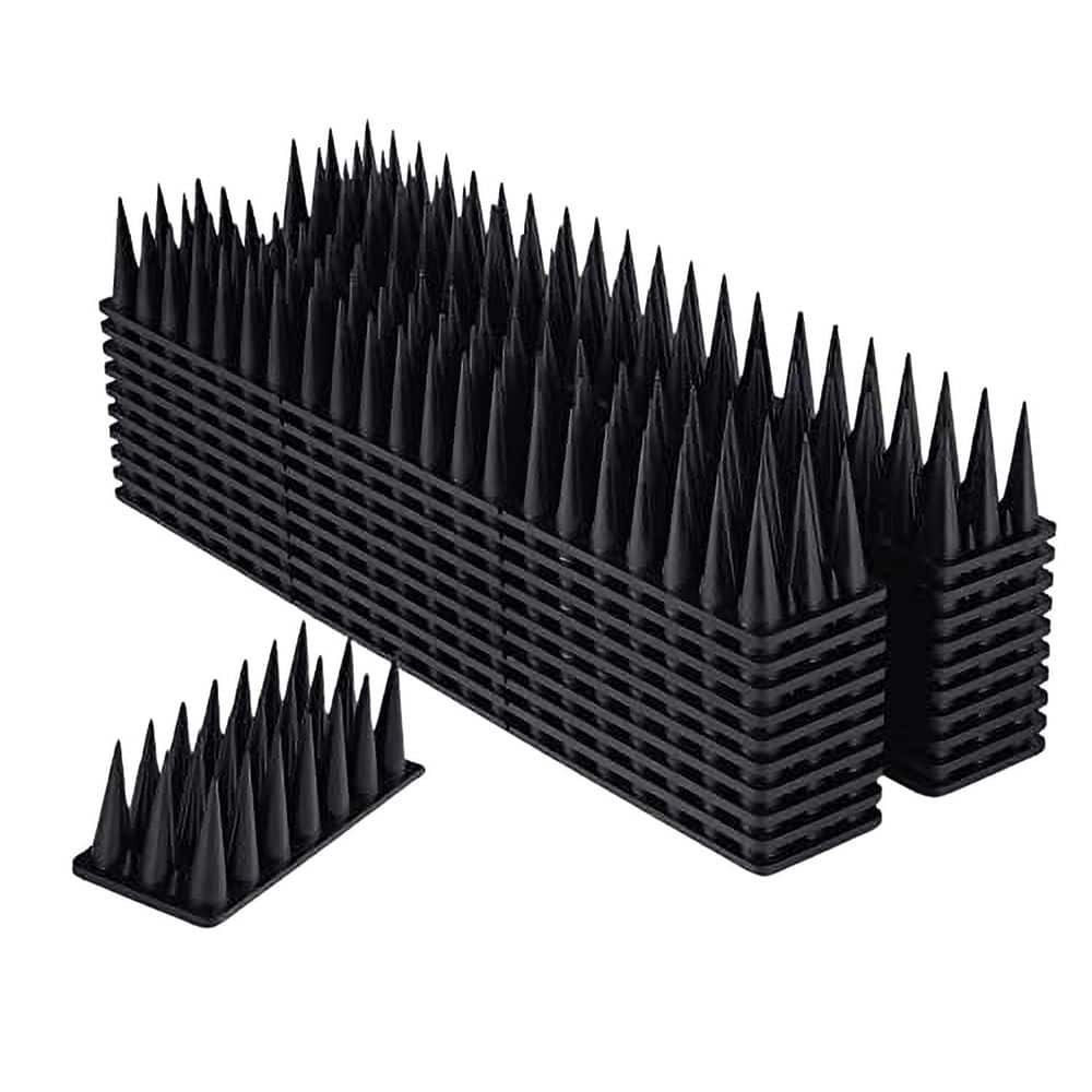 11.22 in. 1.57 in. Bird Spikes Deterrent 20-Pack for Pigeon Squirrel Cat Outdoor Fence Roof price history on PriceWatchPro