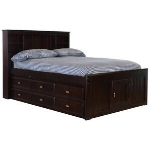 OS Home and Office Furniture Merlot Mission Brown Full Sized Captains ...