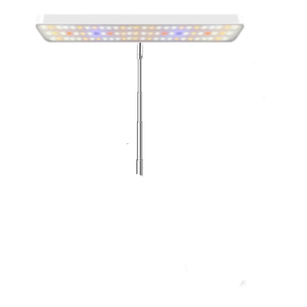 Full Spectrum 26 in. Adjustable Height White Indoor LED Grow Light, 78 LEDs, Auto Timer, 3 Modes, 5 Dimmable Levels