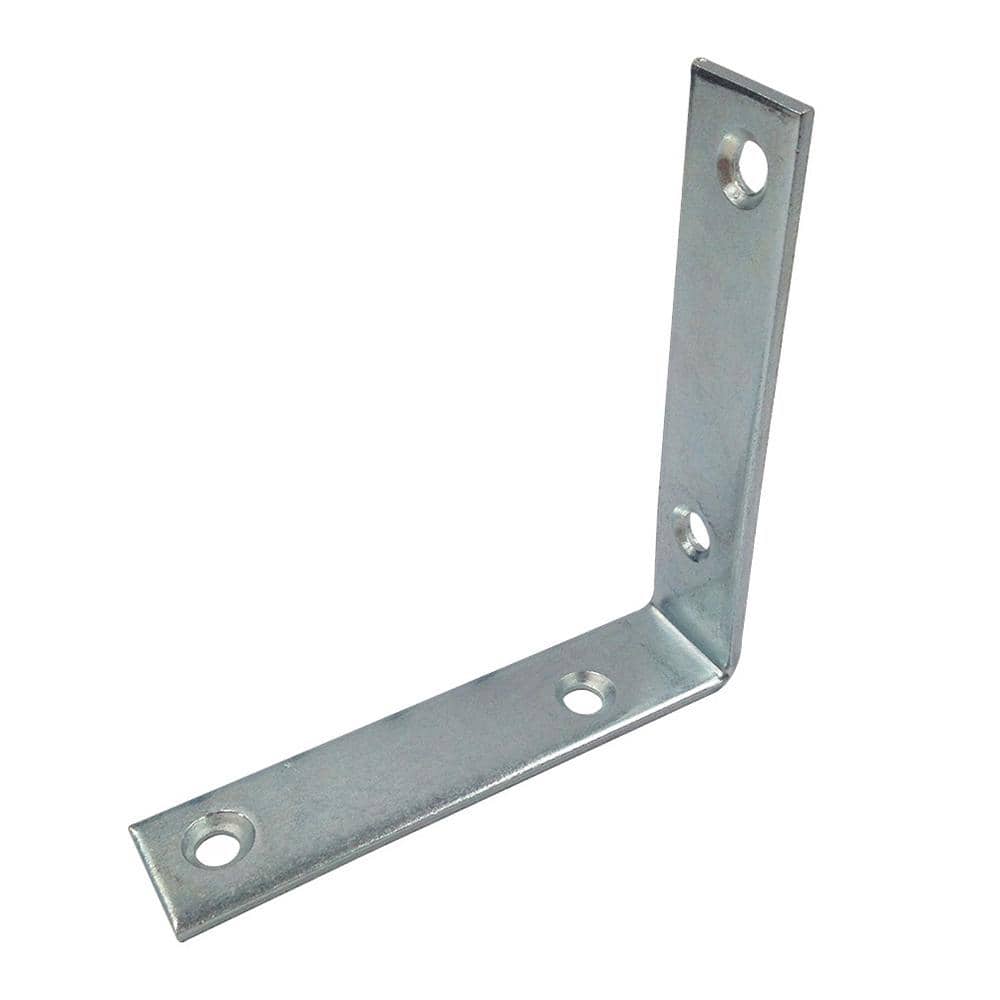 Corner Bracket 4 in. Steel Construction Zinc-Plated L-Angle (2-Pack) price history on PriceWatchPro