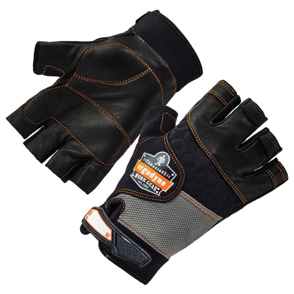 ProFlex 901 X-Large Half-Finger Leather Impact Work Gloves price history on PriceWatchPro