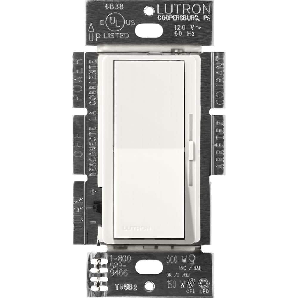 White Diva Dimmer Switch for 0-10V LED/Fluorescent Fixtures, Single-Pole or 3-Way, Architectural White (DVSCSTV-RW) price history on PriceWatchPro