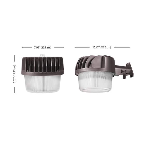 Globe Electric 45-Watt 4500 Lumens Hard Wired Bronze Integrated