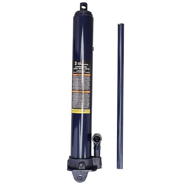 TCE 3-Ton Hydraulic Long Ram Jack, Blue