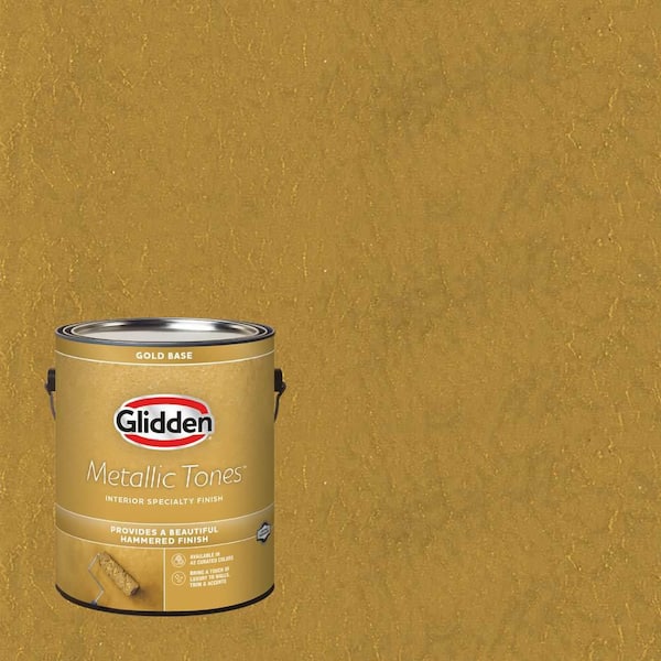 1 gal. MTL137 Gilded Gold Metallic Interior Specialty Finish Paint