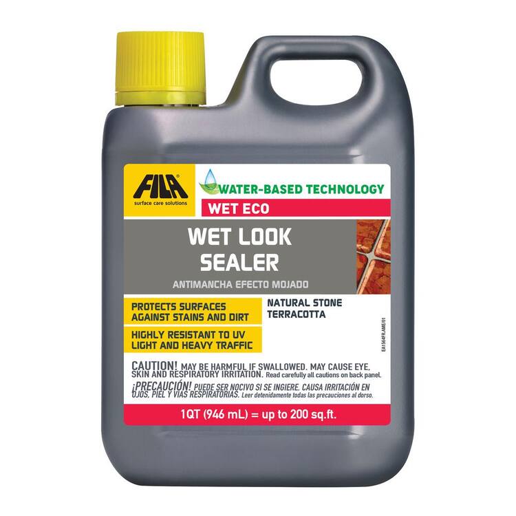Fila Wet Eco 1 Qt. Wet Look Stone Sealer Home Depot Inventory Checker