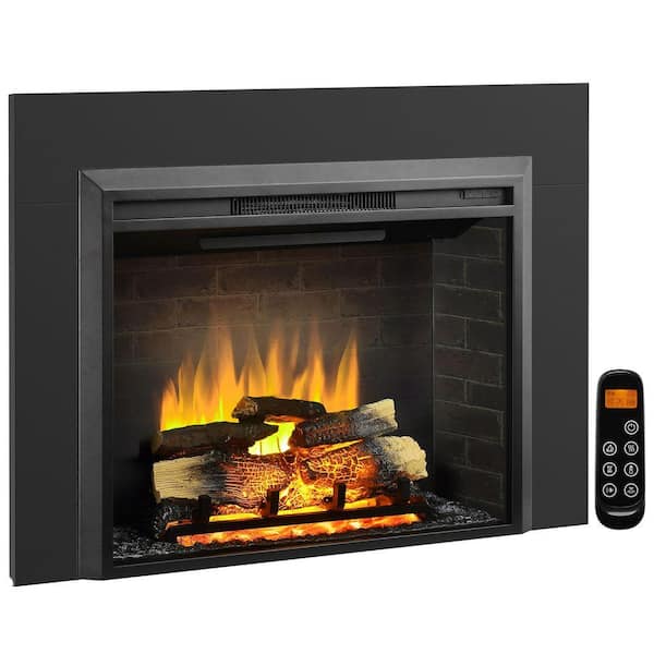 LegendFlame Carl 35 in. Electric Fireplace Insert with Trim Kit