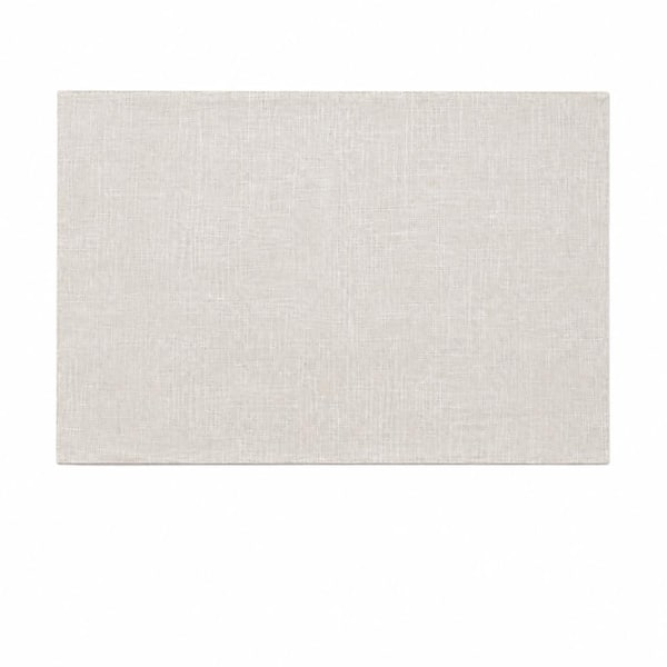 12 in. x 18 in. Cream Beige Polyester Double-Layer Heat-Resistant Machine-Washable Placemats (Set of 6)