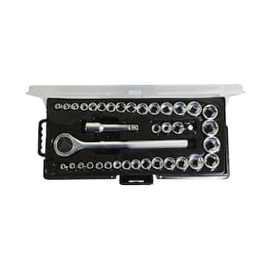 1/4 and 3/8 in. Socket Set (40-Piece)