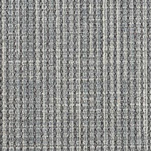 Reckless - Granite - Gray 13.2 ft. 40 oz. Wool Pattern Installed Carpet