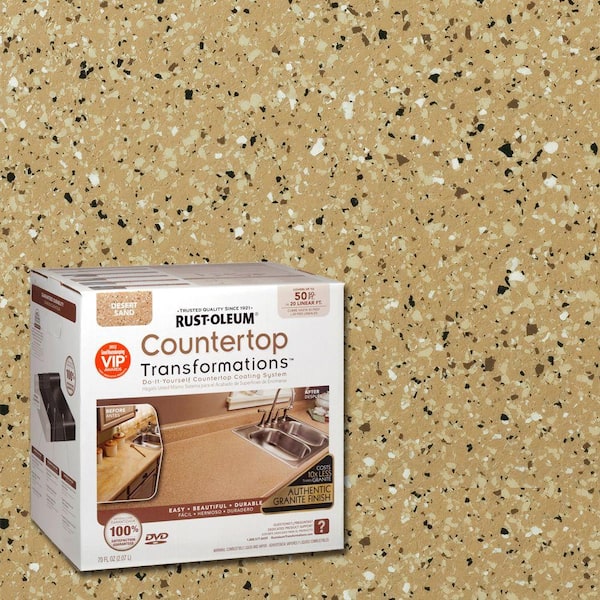 70 Oz Desert Sand Large Countertop Kit, Rustoleum Countertop Paint Kit