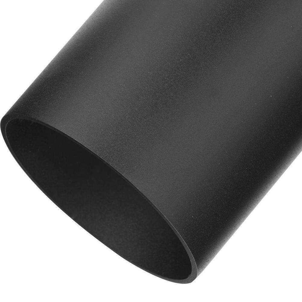 Black Aluminum LED Indoor/Outdoor Flush Mount Cylinder Light