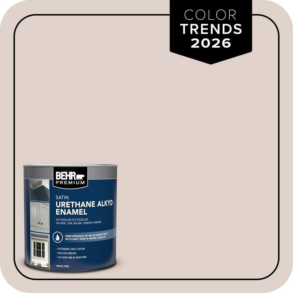 1 qt. #N150-1 Mocha Ice Satin Enamel Urethane Alkyd Interior/Exterior Paint price history on PriceWatchPro