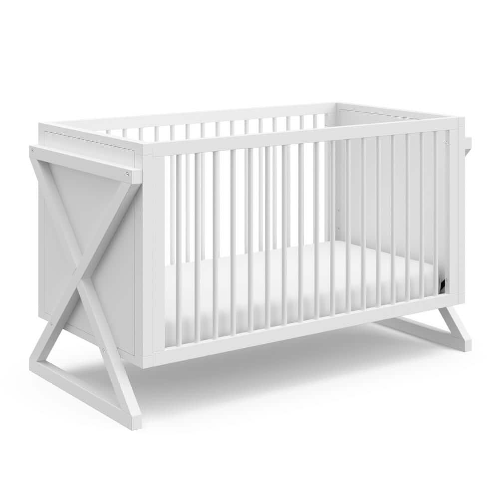 Equinox White 3-in-1 Convertible Crib