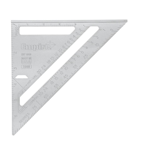 Empire - 9 in. Torpedo Level and 7 in. Aluminum Rafter Square Combo (2-Piece)