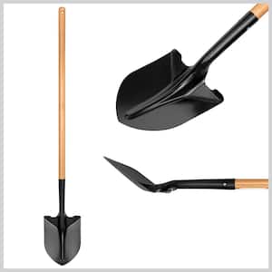 43.3 in. L Wood Handle Digging Carbon Steel Shovel