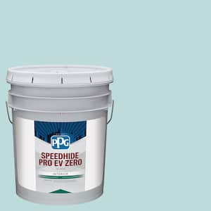 SPEEDHIDE Pro EV Zero 5 gal. PPG1147-3 Misty Aqua Flat Interior Paint