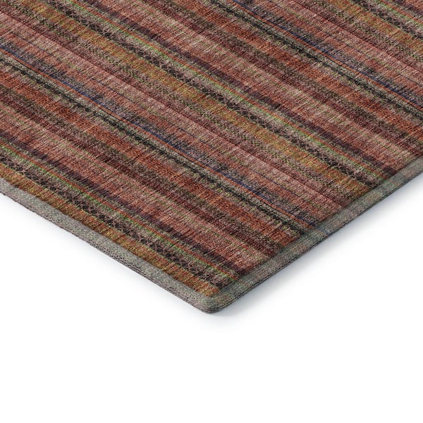 Mayfield Premium Machine Washable Abstract AMF982 Blush 1 ft. 8 in. x 2 ft. 6 in. Area Rug