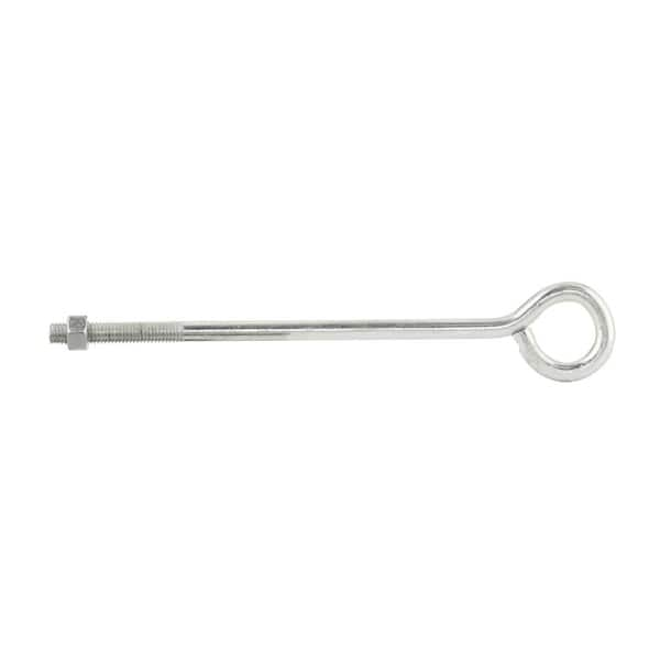 Everbilt 1/2 in. x 12 in. Zinc-Plated Eye Bolt with Nut 806796 - The Home  Depot