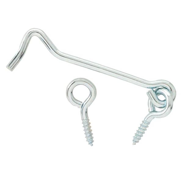 Everbilt 3 in. Zinc-Plated Hook and Eye (2-Pack)