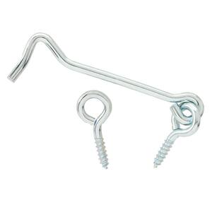 3 in. Zinc-Plated Hook and Eye (2-Pack)