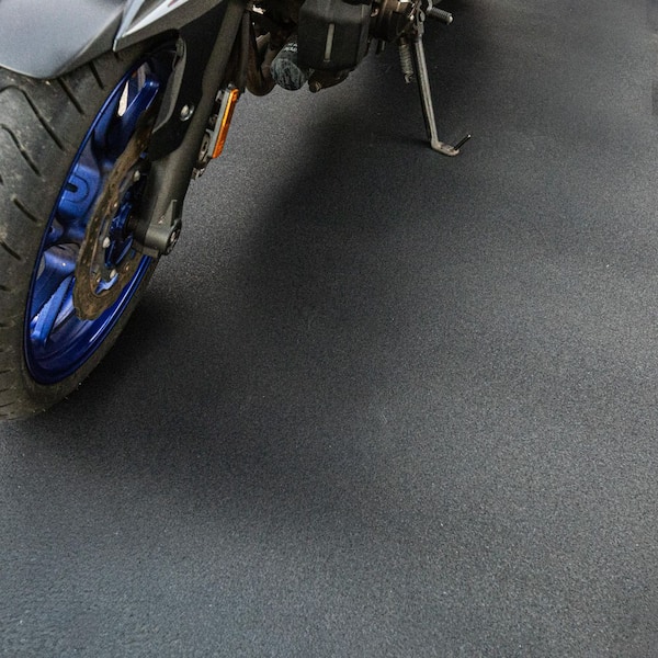 Black 48 in. x 72 in. Indoor/Outdoor Anti-Fatigue Rubber Utility Mat