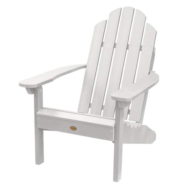 Highwood Classic Wesport White Recycled Plastic Adirondack Chair AD ...