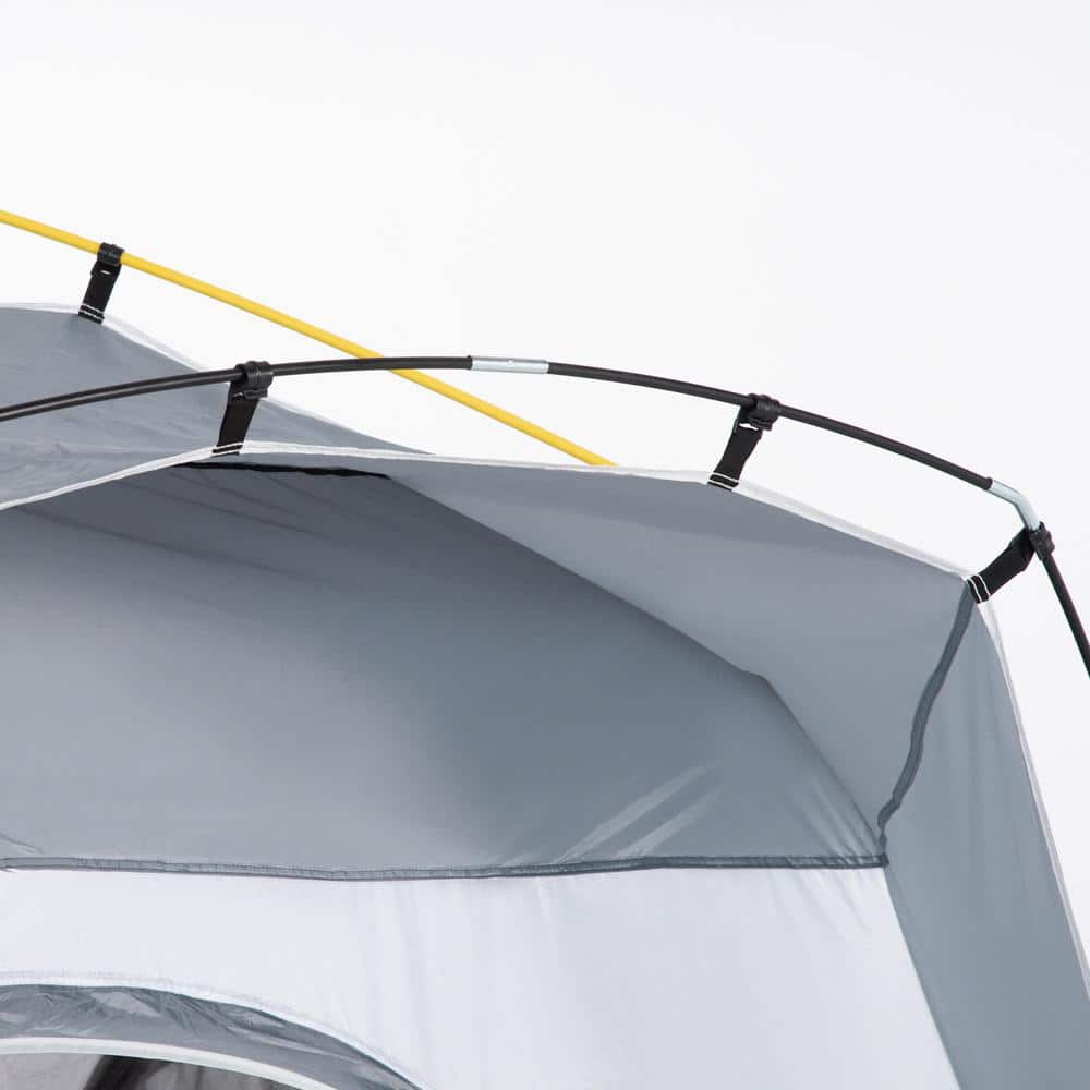 Gray Three Season 4 Person Camping Tent with Carry Bag