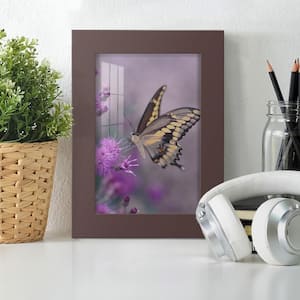 Modern 5 in. x 7 in. Brown Picture Frame