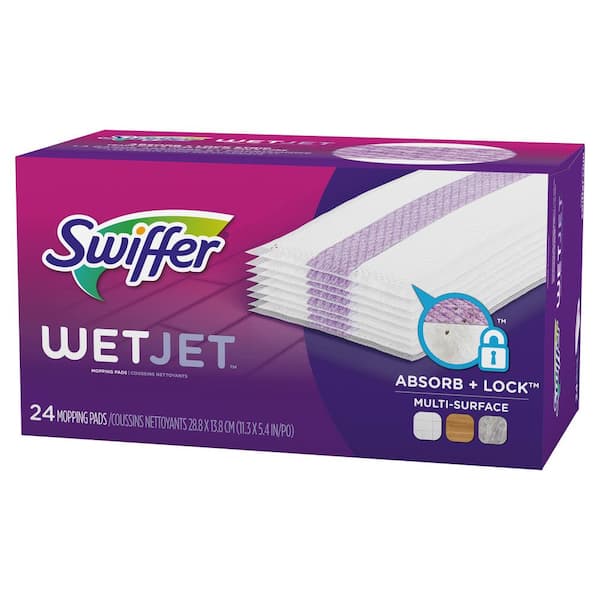 Swiffer WetJet Cleaning Wet Mop Pad Refills (24-Count, 2-Pack