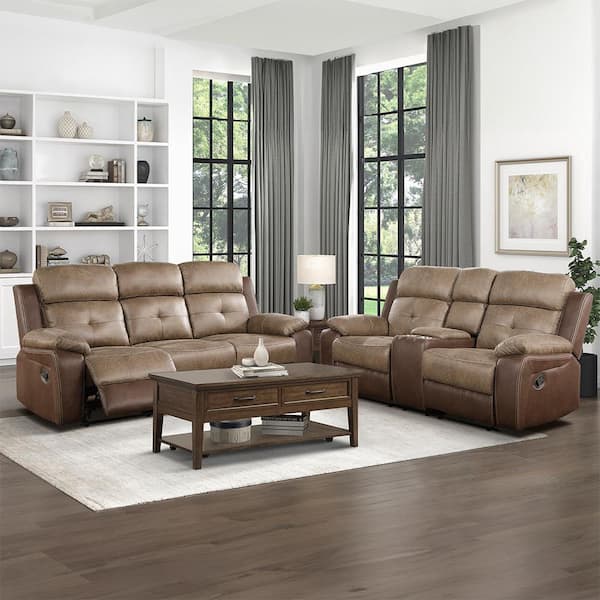 Lazzara Anslee 84 in. W Pillow Top Arm Microfiber Rectangle 2