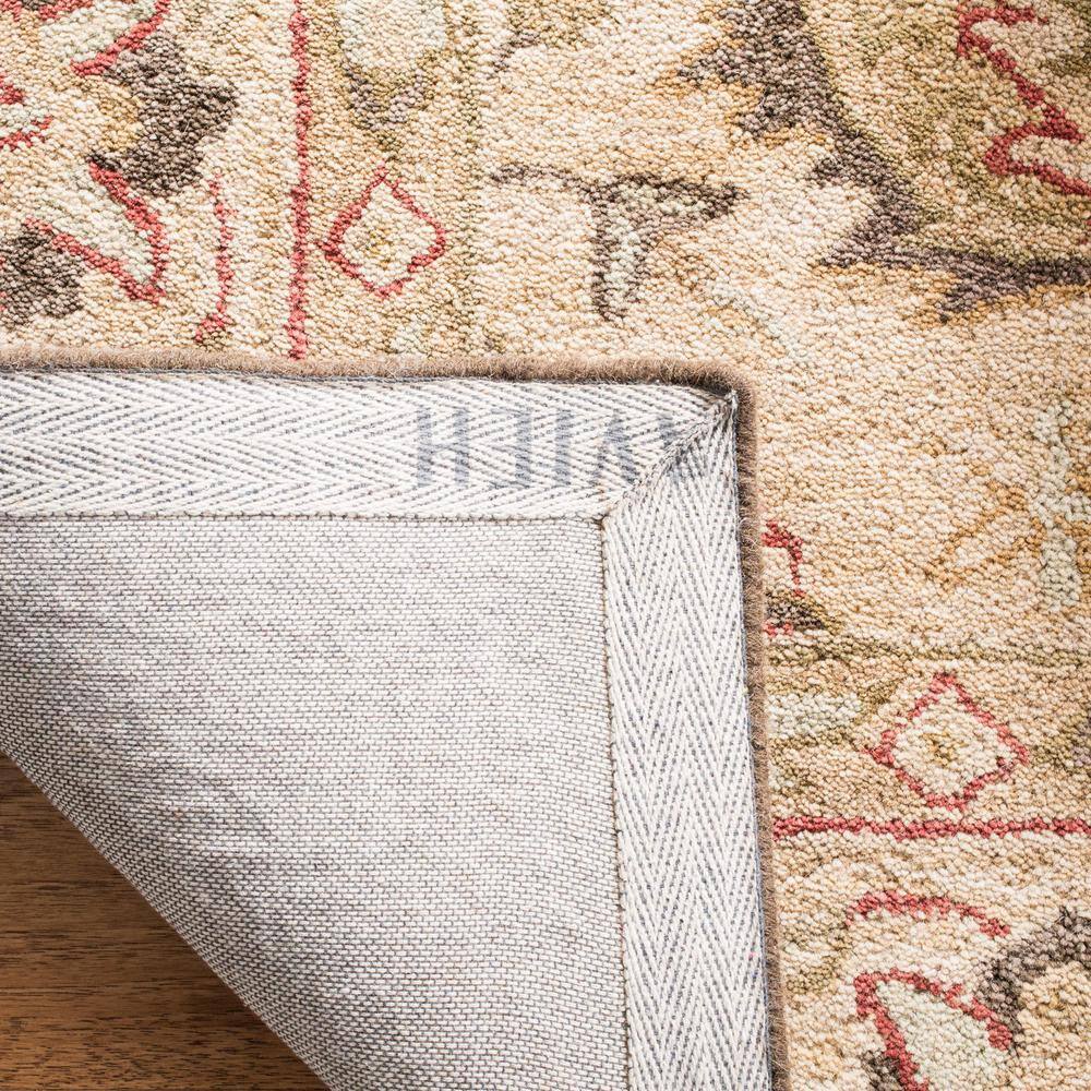 Handmade Tufted Beige Wool Rectangular Accent Rug 2' x 3'