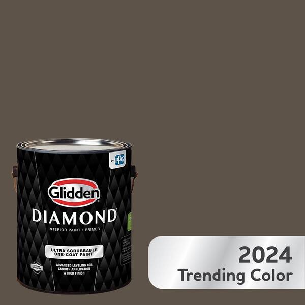 Glidden Diamond 1 gal. PPG10217 Cabin Fever UltraFlat Interior Paint with Primer PPG10217D