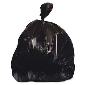 38 in. x 58 in. 60 Gal. 1.25 mil Black Linear Low-Density Trash Can Liners (100/Carton)